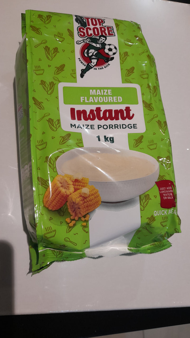 Top score instant maize porridge MAIZE FLAVOURED