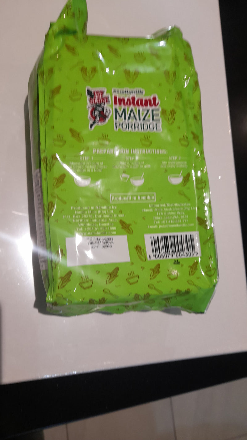 Top score instant maize porridge MAIZE FLAVOURED