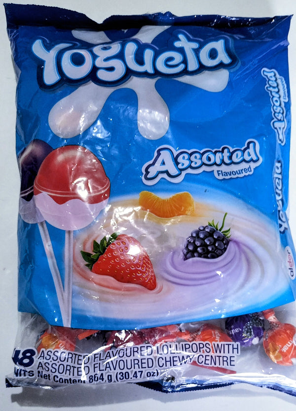 Yogueta Fruit Flavoured Lollipops