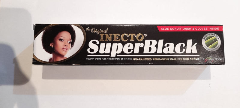 Inecto Super Black Hair Dye freeshipping - Rowmam Grocery